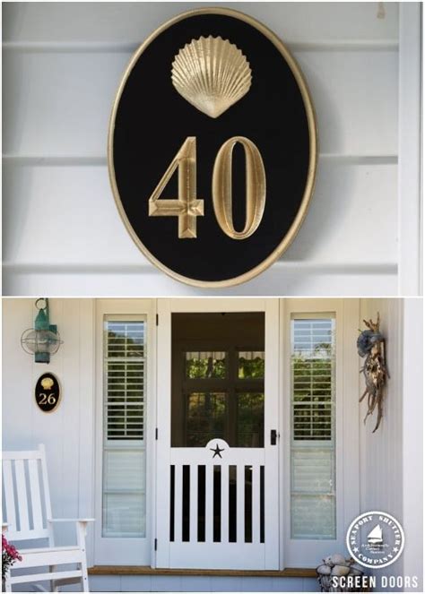 etsy house number metal sign|exterior nautical house number signs.